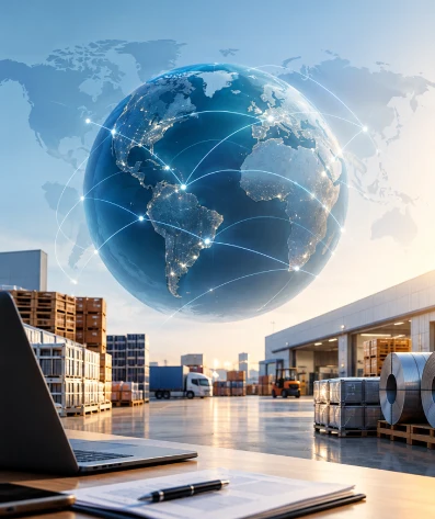 Conectamos sua indústria ao mercado global