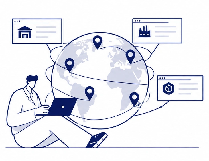 Etapa 02 — Pesquisa global de fornecedores